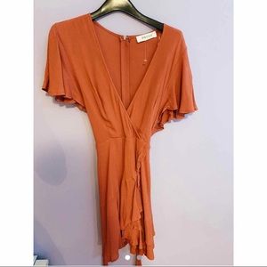 ✨ Pinkyotto Bäcio mauve/pink flowly wrap dress✨